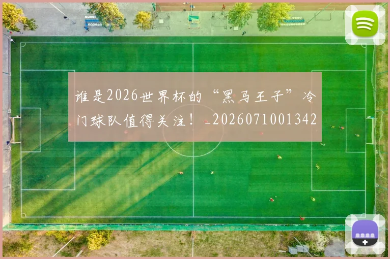 谁是2026世界杯的“黑马王子”冷门球队值得关注！_20260710013425